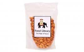Food Library California Raw Almonds (Badam Giri)  Pack  200 grams